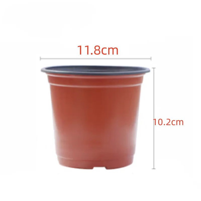 

20 шт./50 шт. тонкая пластиковая коробка для выращивания, устойчивый к падению лоток для дома, сада, горшок для растений, детский горшок для пересадки цветов Ling Pots D4