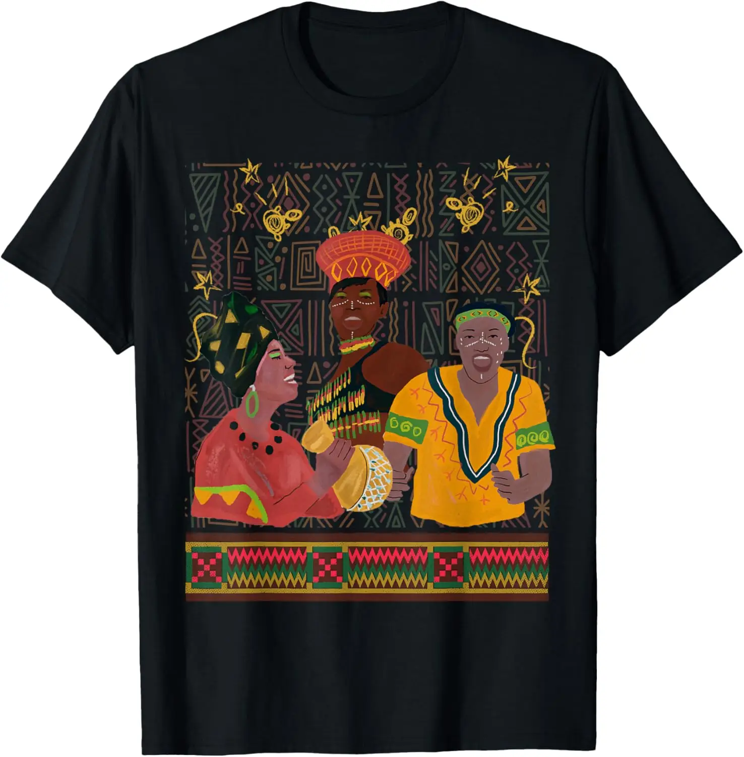 Футболка Happy Kwanzaa Family Seven Principles Africa USA Celebration