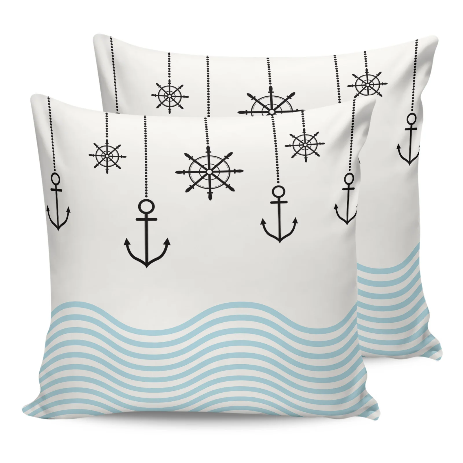 

Модный чехол для дивана с морскими волнами для гостиной и спальни, украшение для дома и офиса