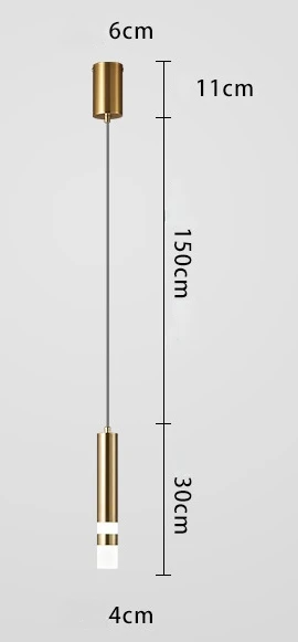 

Подвесной светильник LED черный золотой