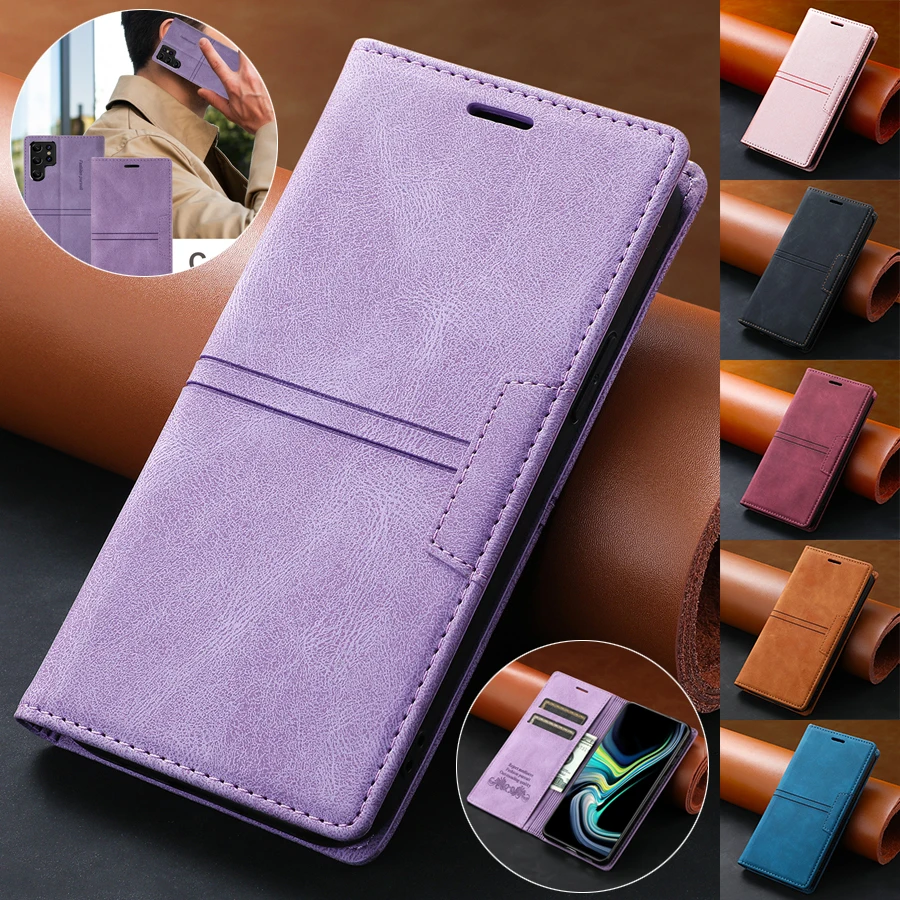 

Wallet Leather Case For Samsung Galaxy S22 S21 S20 Ultra Plus FE S10 S9 Plus A12 A22 A30S A32 A50 A51 A52 A52S A53 A70 A71 A72
