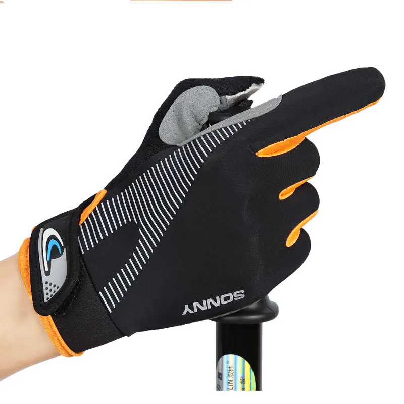 

Summer Men and Women Riding Gloves Full Finger Touch Screen Outdoor Sports Breathable Ice Silk Ride Gloves