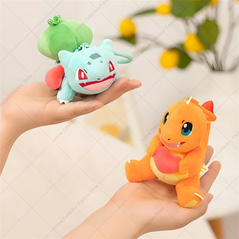 Фото Оригинальные плюшевые игрушки Pokemon Umbreon Mimikyu Gengar Snorlax, милые куклы Sprigatito Fuecoco Quaxly Pamo Peluche, подвески, подарки для детей №5