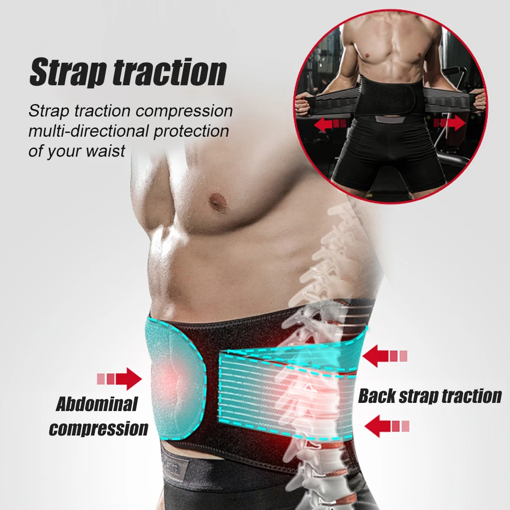 Пояс Поясничный ортопедический для мужчин и женщин спортивный бандаж снятия