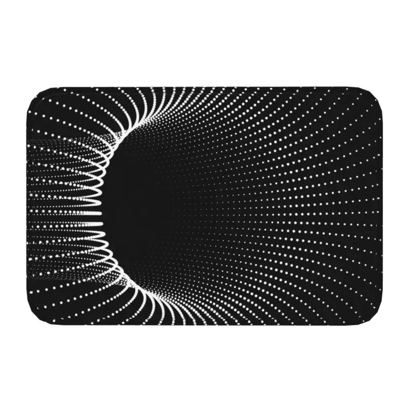 

Абстрактный иллюзионный 3D ковер, напольный дверной коврик для ванной и кухни, противоскользящий геометрический вихревой коврик для входно...