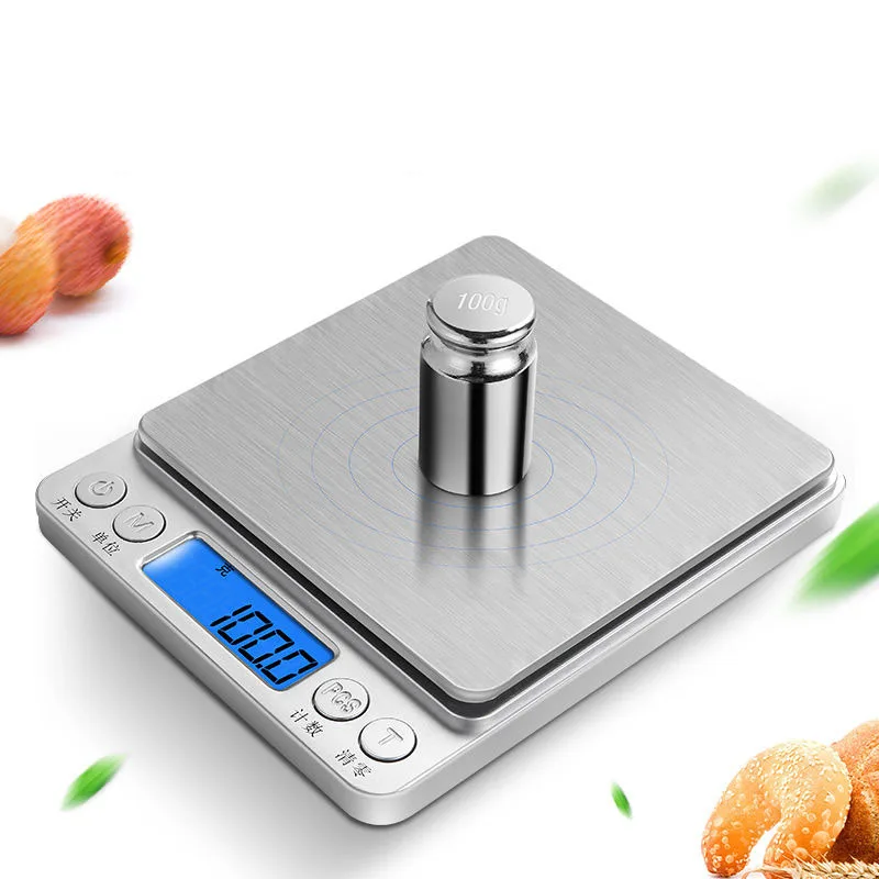 

Kitchen LED Display Food Scales Electronic Scale 0.01g Accurate Gram Ccale