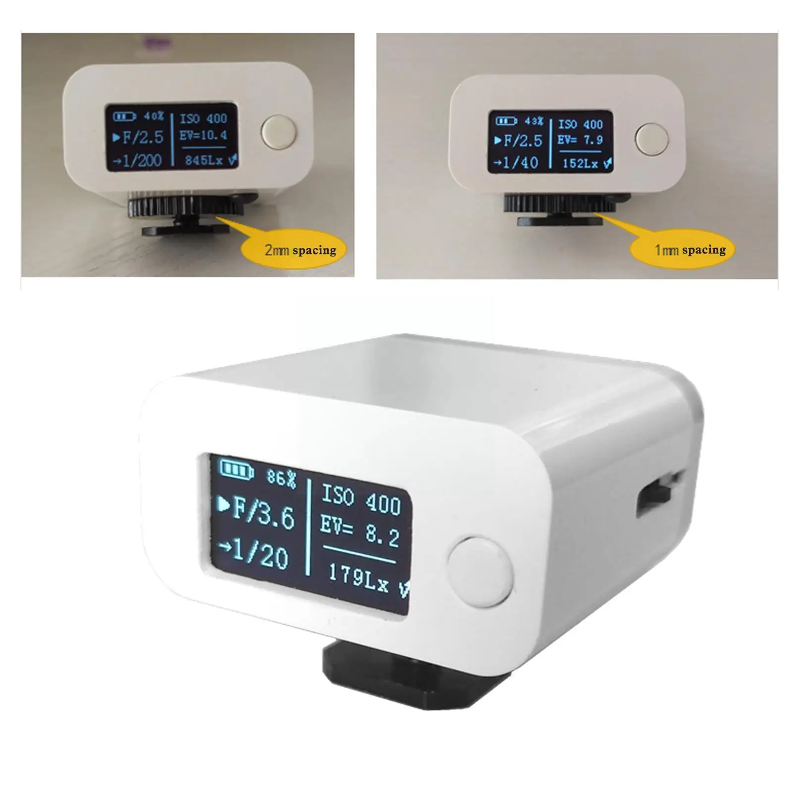 

0.96 Inch 0led M08 Light Meter Camera Photometer Photography Reflection Meter Set-top Light Q5j2