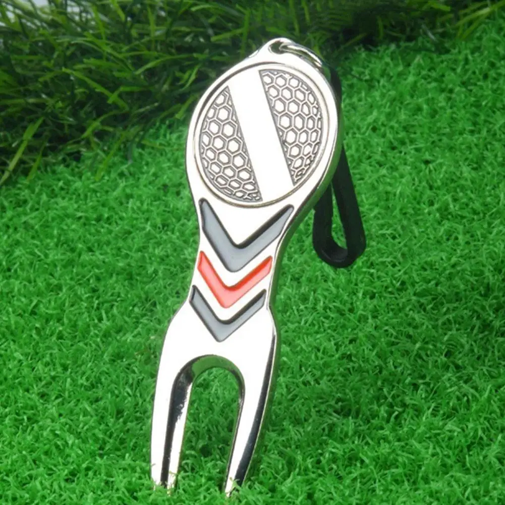 

Golf Repair Tool Golf Pitchfork Pitch Groove Cleaner Golf Sports Accessories Training Aids Repair Outdoor Supplies Tool Q6N0