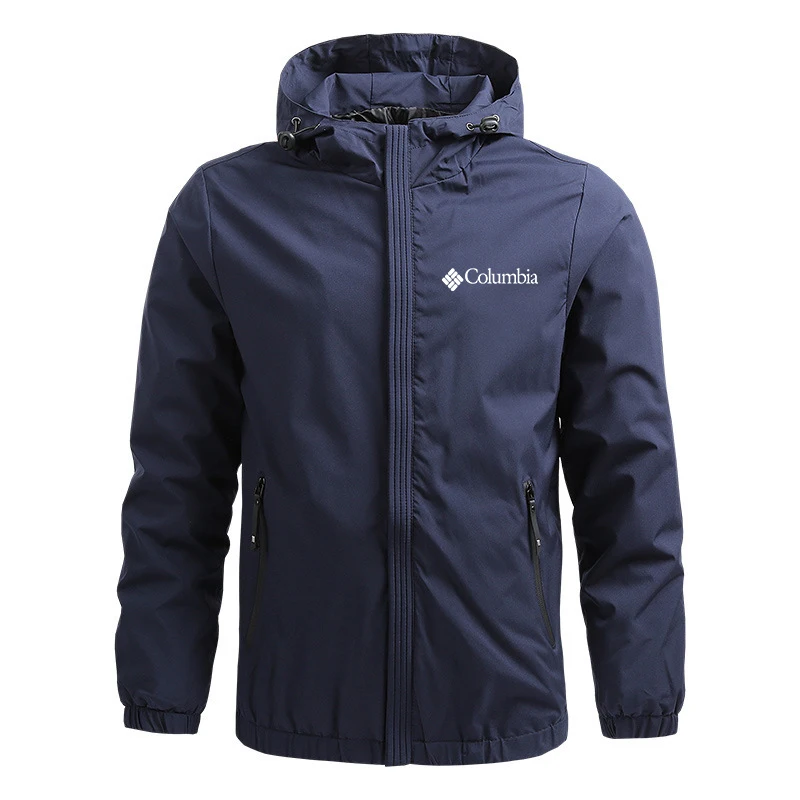 

Новинка 2023, мужская куртка спринтера Колумбия, легкое пальто, модная ветрозащитная куртка с капюшоном для кемпинга и альпинизма