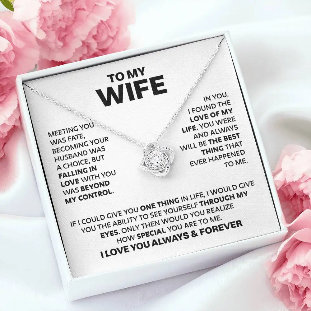 Моя любовь жена родственная душа ожерелье из нержавеющей стали подарки с