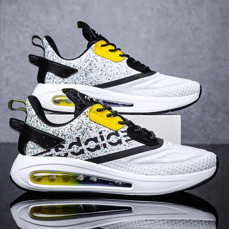 

Мужские кроссовки с воздушной подушкой, повседневные Мягкие женские кроссовки, спортивная обувь для тренировок, мужские дизайнерские роск...