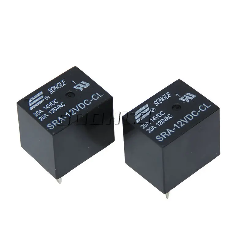 5 шт. SRA-12VDC-CL T74 20A черный 12 В футов реле оригинальный | Строительство и ремонт