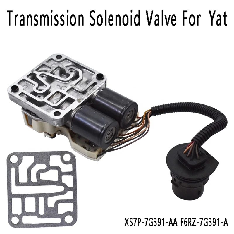 

Transmission Solenoid Valve Block With Gasket Shift XS7P-7G391-AA F6RZ-7G391-A For Ford Yat Mazda