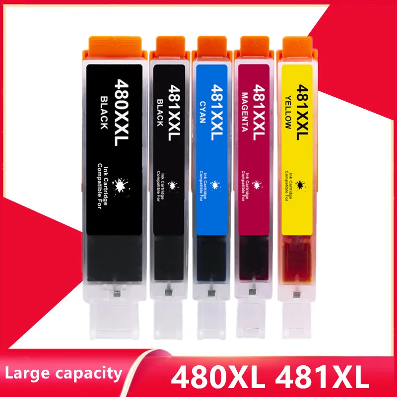 Compatible PGI-480 CLI-481 PGI480 CLI481 480 481 480XL 481XL Ink Cartridge for Canon PIXMA TS8140 TS8240 TS9140 TS8340 Printer