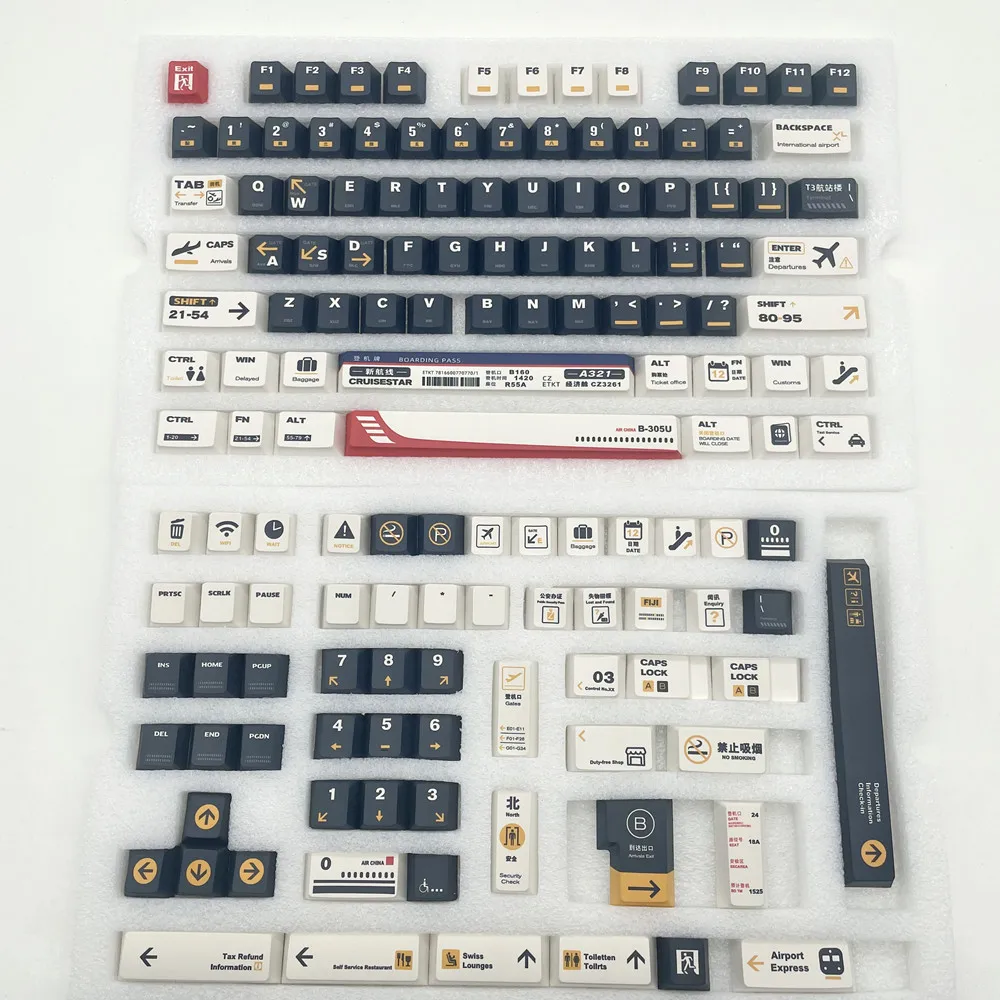 Фото Колпачки для клавиш Gateron Outemu JWT KAILH Cherry Mx, 142 клавиш №1