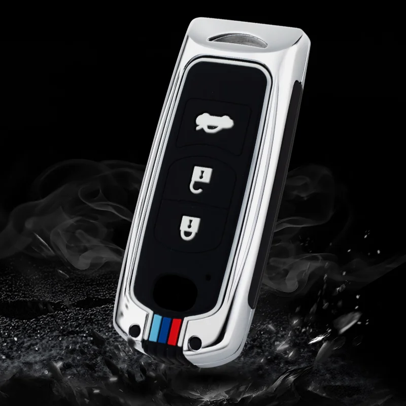 

Чехол для автомобильного ключа из цинкового сплава с 2/3 кнопками, чехол для ключа для Mazda 2, 3, 6, Axela, Atenza, CX-5 CX5, Φ, CX8, CX-3 2016, 2017, 2018, автосумка