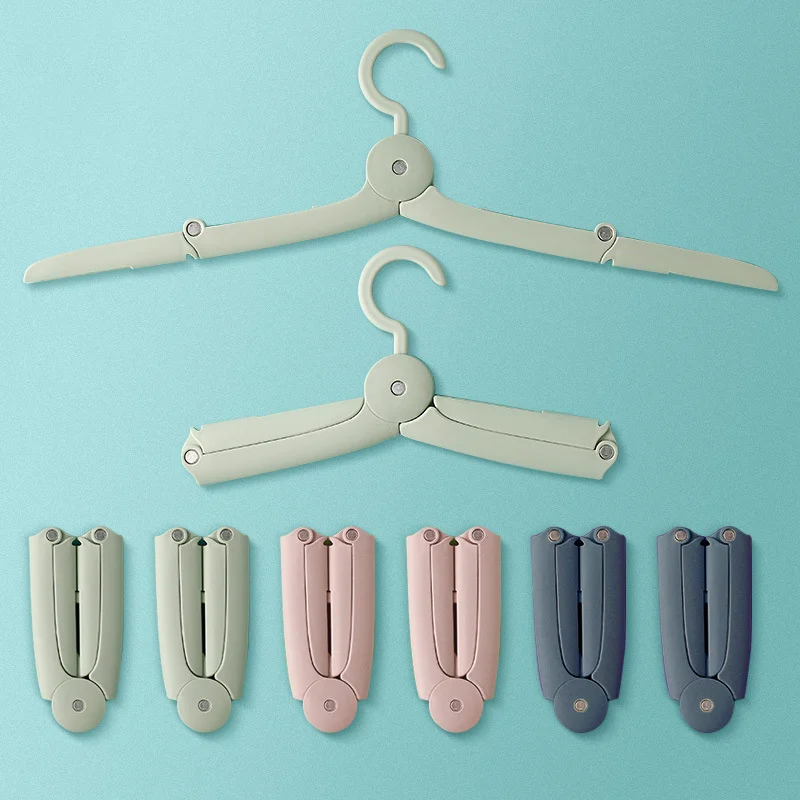 

5/10PCS Mini Hangers for Clothes Travel Folding Telescopic Portable Clothes Drying Rack Save Wardrobe Space Organizer Clothes