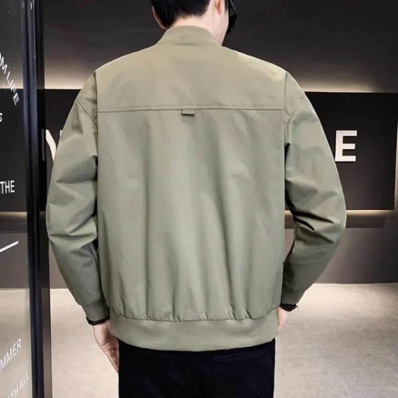 Новая осенняя мужская куртка повседневная модная универсальная рабочая одежда