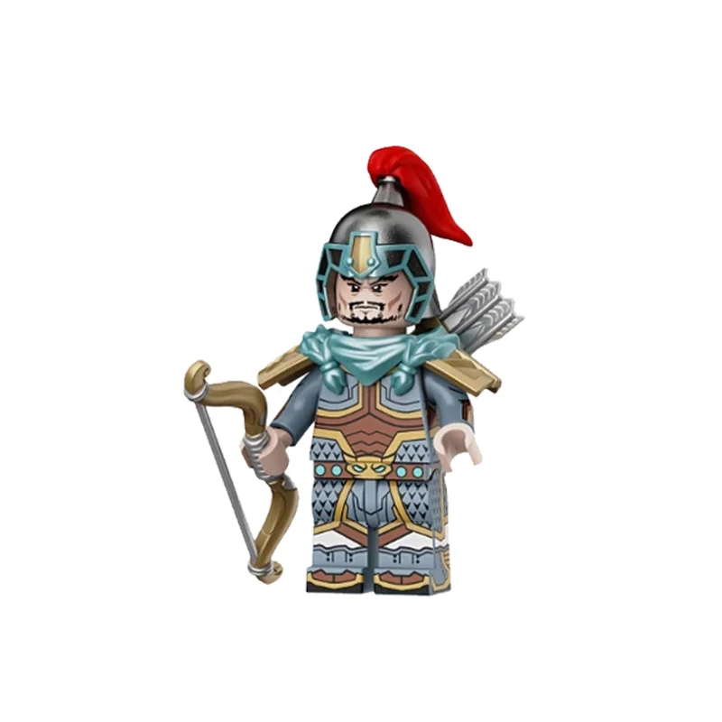 Новая романтика трех королевств: воин Юэ Фэй в сборе миниатюрная кирпичная