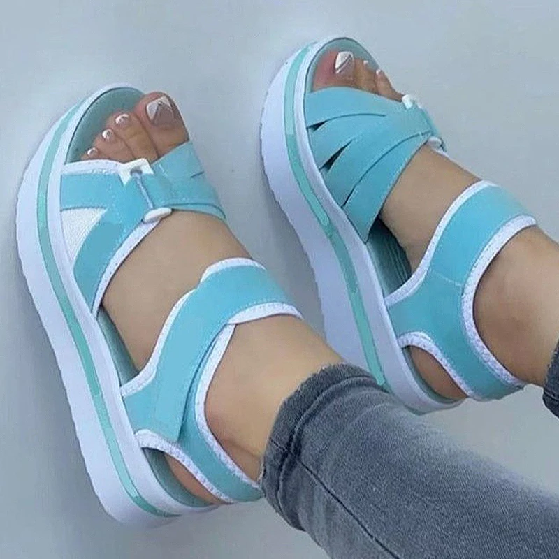 

Women Sandals Lightweight Heels Sandals Summer Shoes For Women Wedge Sandal With Platform Sandalias Mujer Summer Footwear Female