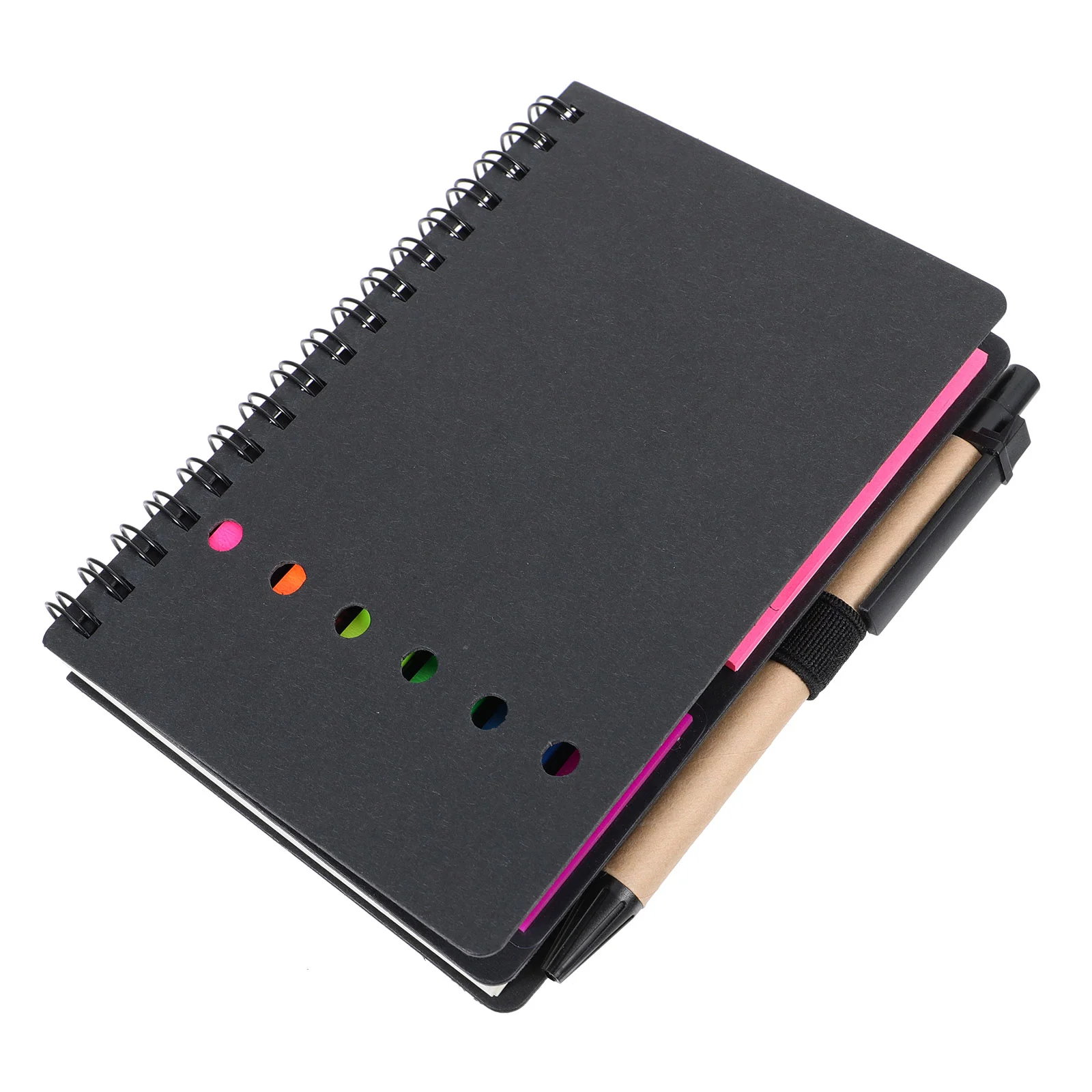 

1pc Simple Notebook Fine Good Durable Useful Planning Notebook Notebook With Stickers