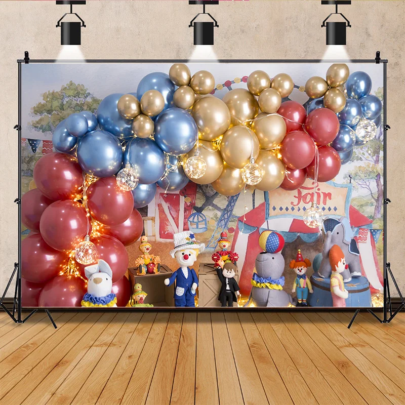 Персонализированное украшение с красочной аркой из воздушных шаров снеговик фон