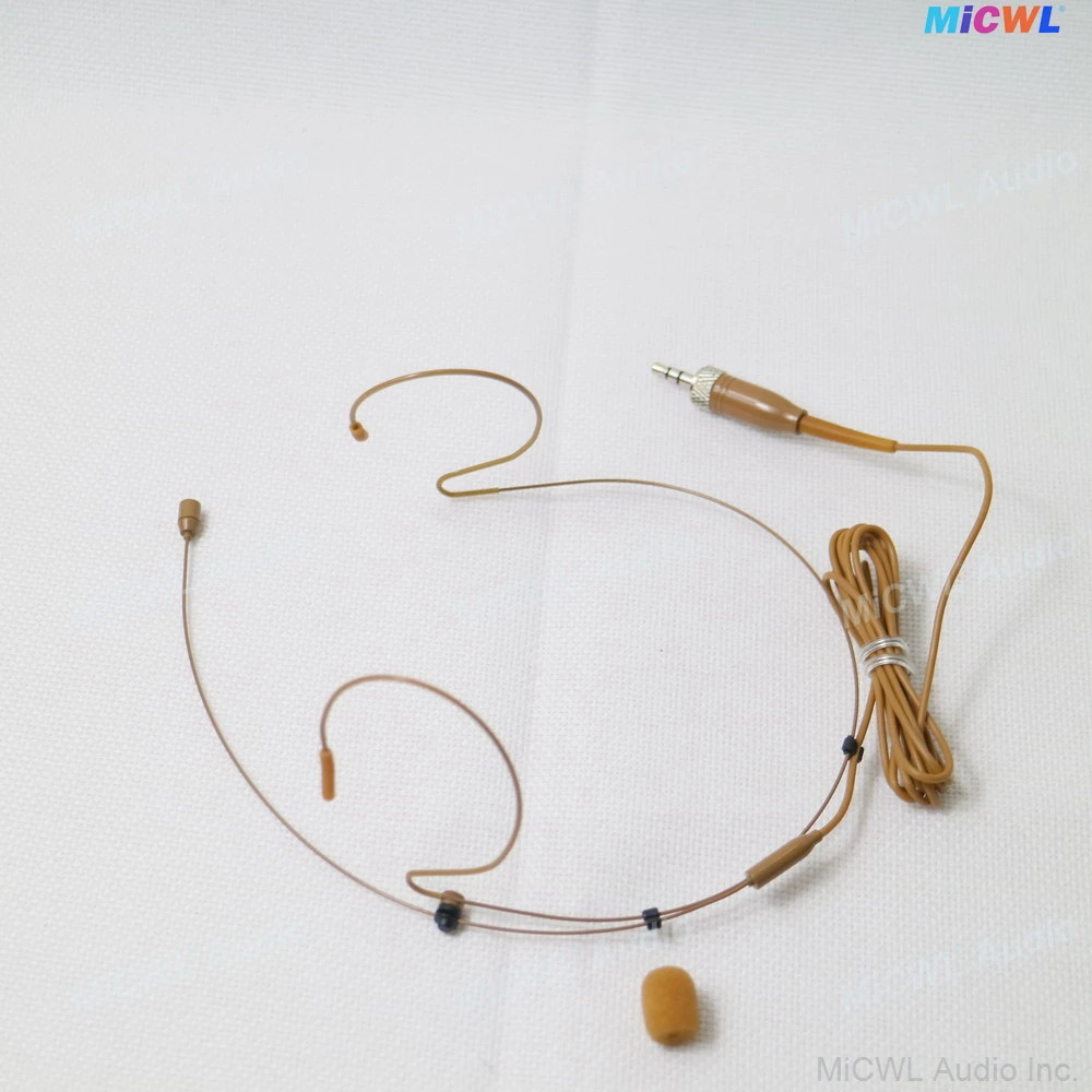Фото Tan HM200 микрофон гарнитуры с двойным ухом для Sennheiser EW122 G3 G4, беспроводной корпус, 3,5 мм, замок Jack №4