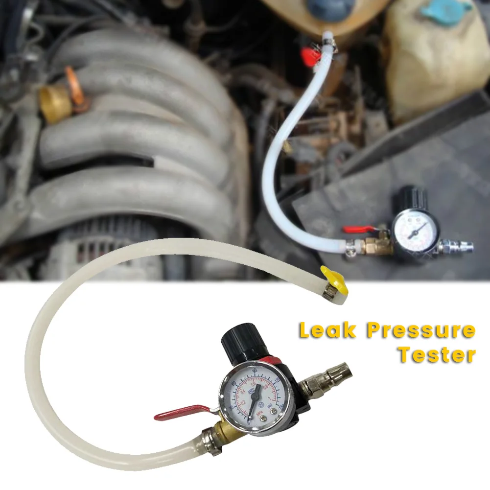 Купи Car Cooling Radiator Pressure Tester Universal Water Tank Detector Checker Tool Repair Kit Auto Car Radiator Coolant accessories за 419 рублей в магазине AliExpress
