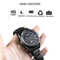 hd 1080p video recorder mini camera watch with night vision motion detection invisible recorder wearable watch outdoor sport cam