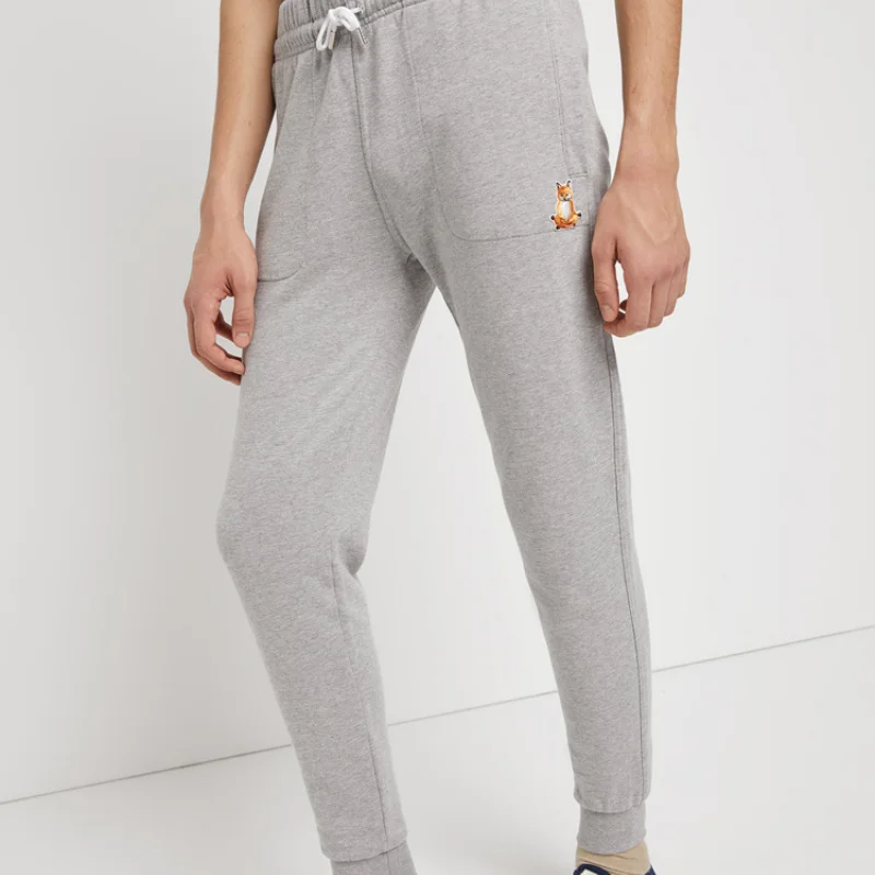 

2022 New French Tide Brand Fox Embroidery Cotton Sweatpants Spring Women's Legging Sports Pants Women Casual Harem Pants