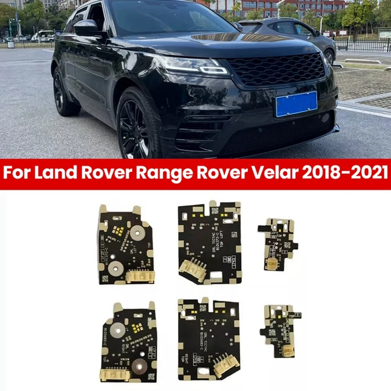 Для Land Rover Range Velar 2018-2021 Автомобильные дневные ходовые ДХО брикеты фар