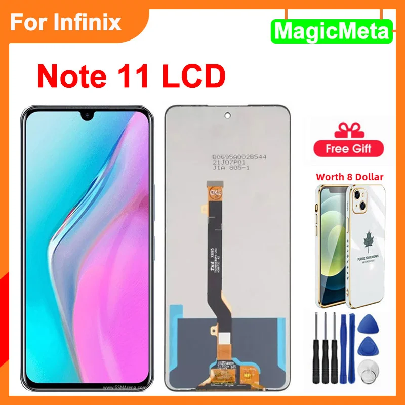 

Оригинальный дисплей для Infinix Note 11/11Pro, ЖК-дисплей для Infinix Note11, запасные части для ЖК-дисплея