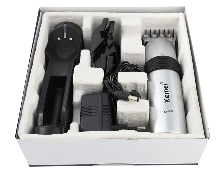 Перезаряжаемая машинка для стрижки волос от Kemei триммер профессиональный