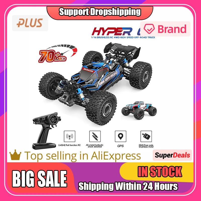2.4g Remote Control 4wd 65kmh High-speed Off-road Trucks 16207 16208 16209 16210 Drop Shipping