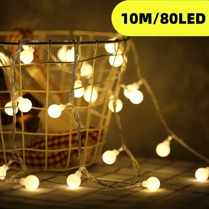 

СВЕТОДИОДНАЯ Гирлянда в виде шара, 10 м