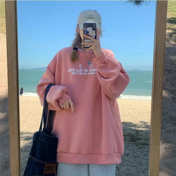 Женская толстовка со светоотражающим медведем одежда для пары корейские Модные