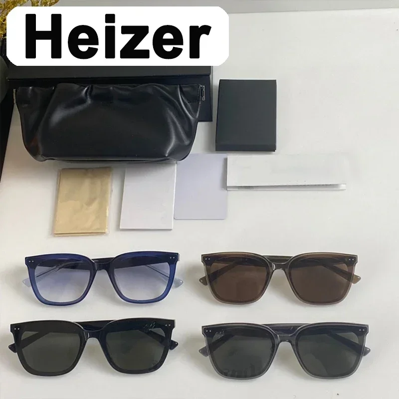 

Солнцезащитные очки YUUMI Heizer для мужчин и женщин, роскошные брендовые дизайнерские солнечные очки для улицы, винтажные трендовые, UV400