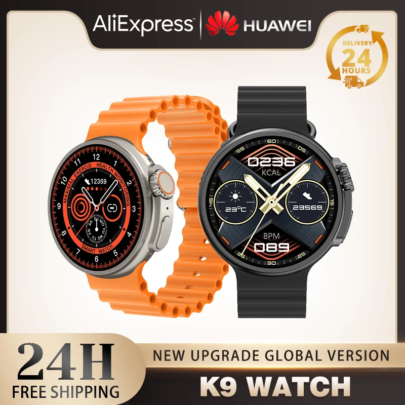 

Huawei K9 Smart Watch 1.39 Inch TFT Round Screen NFC 360*360 Bluetooth Waterproof Call Wireless Charging Smart Watch Men Women