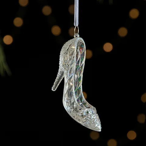 Прозрачные рождественские украшения из акрила