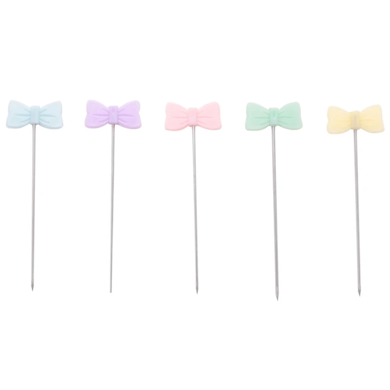 

100Pcs/Bag Pins Mixed Colors Sewing Patchwork Pins Flower Head Pins Sewing Tool Needle Arts Sewing Accessories Tie