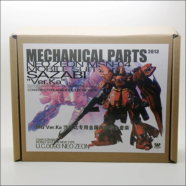

Metal Details Up Part Set For SAZABI Ver.Ka MSN-04 1/100 MG Model Kit Action Figure Perfect
