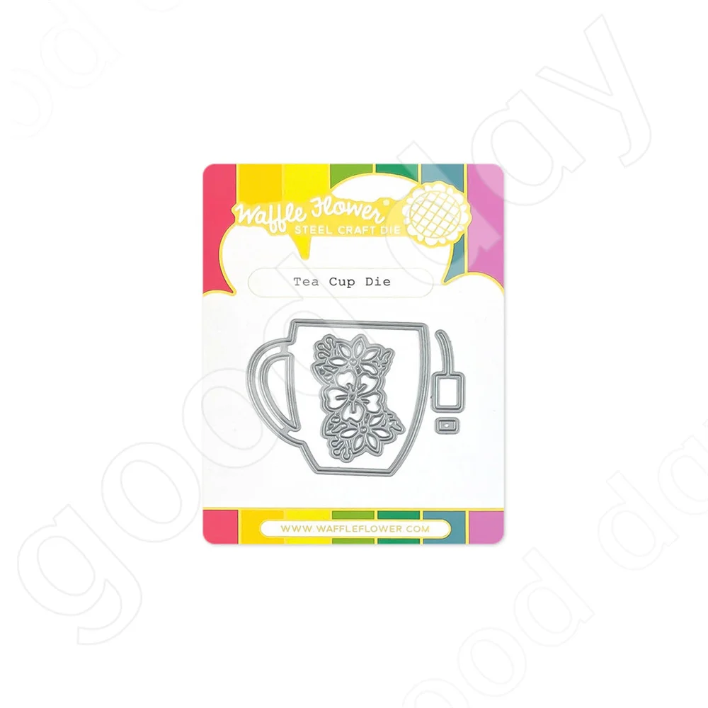 

Arrival 2022 New Tea Cup Metal Cutting Dies Scrapbook Diary Decoration Embossing Template Diy Greeting Card Handmade Hot Sale