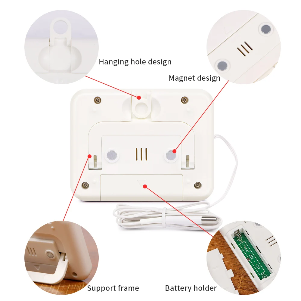 Цифровой термометр с ЖК-дисплеем от-50 до 100 ℃