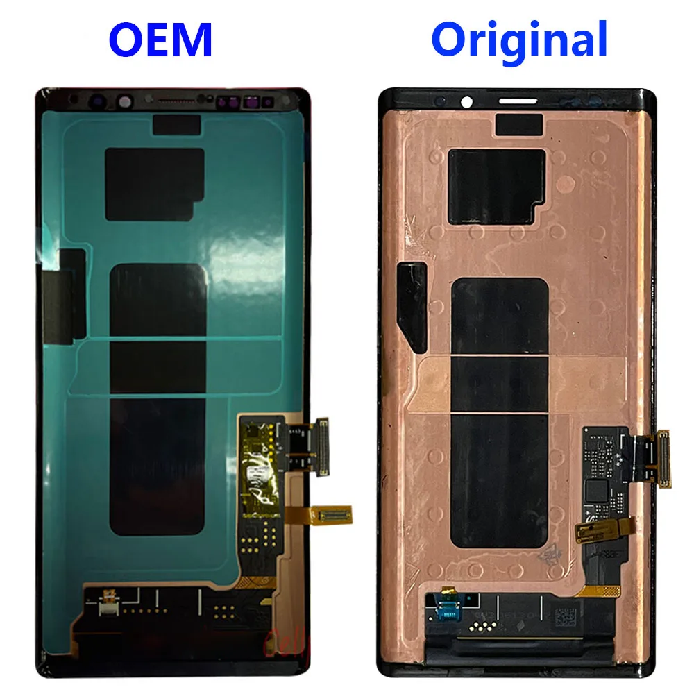 Kup AMOLED Do Samsung Galaxy Note 9 Wyświetlacz LCD Ekran Dotykowy Digitizer Do Samsung Galaxy Note 9 N960F N960U N9600/DS Z Ramką