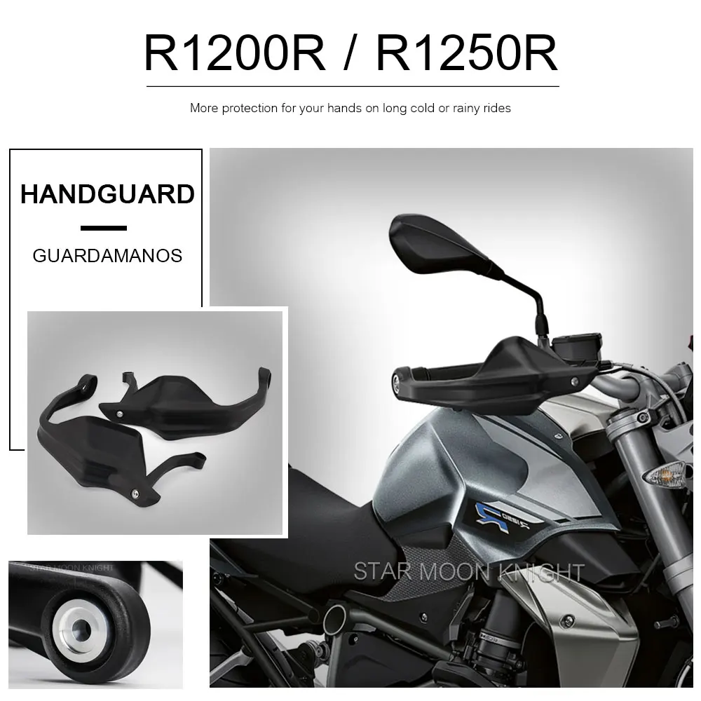 

Motorcycle Handguard For BMW R1250R R1200R R1200 R 1250 1200 R 2019 2021 2022 Hand Guards Shield Brake Clutch Levers Protector