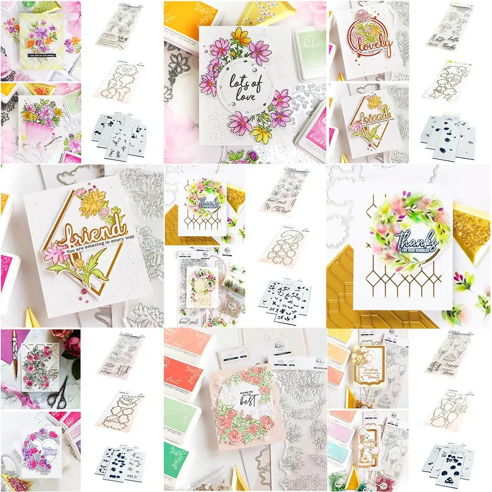 

New Arrivals Flower Metal Cutting Dies And Stamps For DIY Dies Scrapbooking Hand Account Paper Card Decoration Album Craft Dies