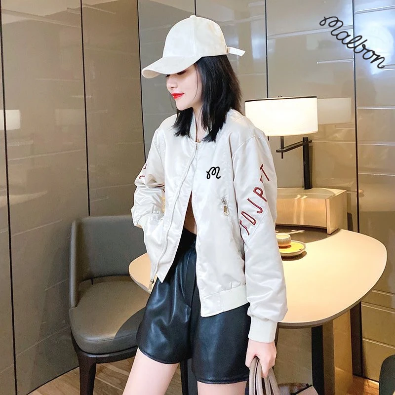 Women Golf Jackets Women's Fashion Casual Jackets Horse Windbreak Women's Golf Clothes Autumn Malbon Golf Women's Golf Wear