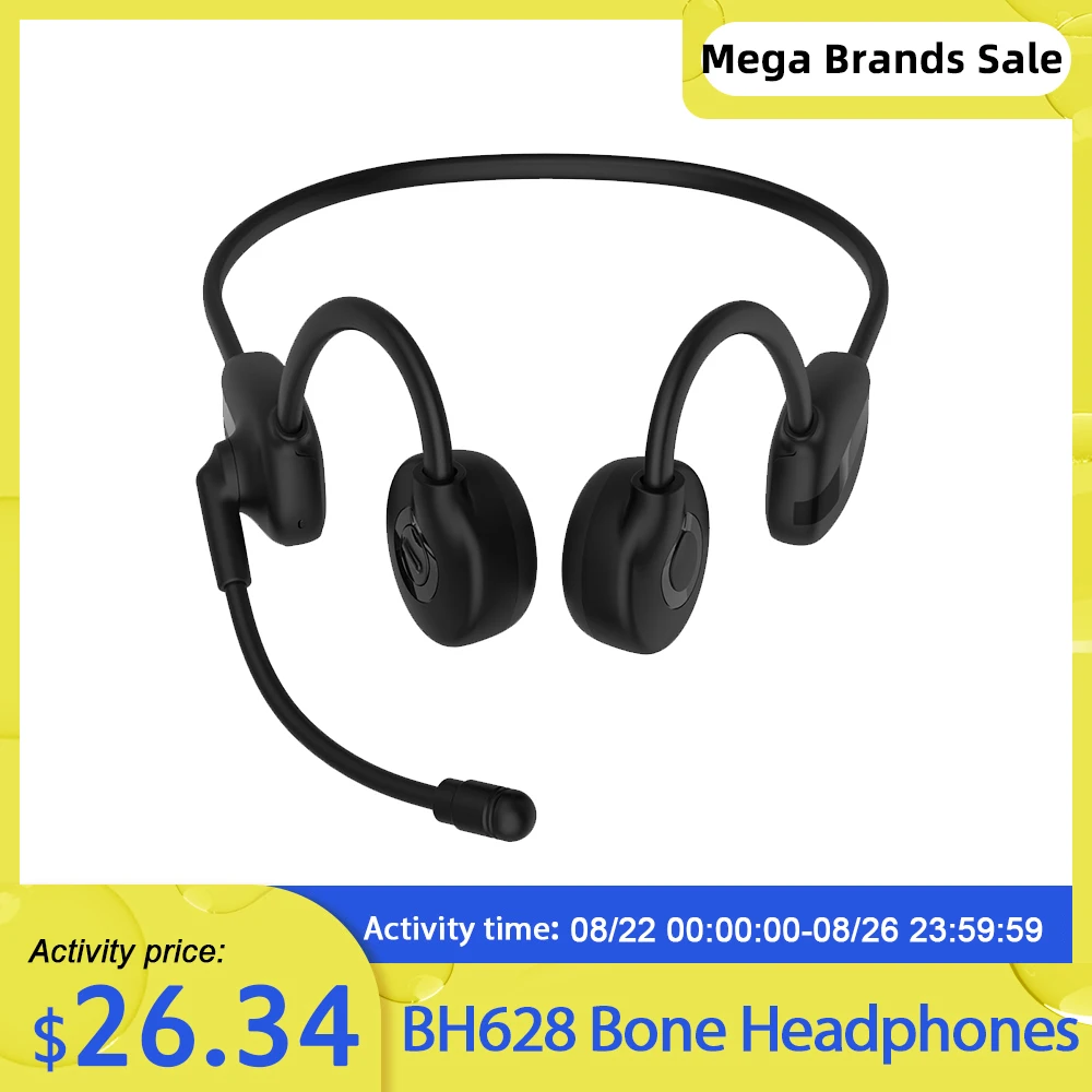 Беспроводные наушники-вкладыши с костной проводимостью Bluetooth 5 3 микрофоном |