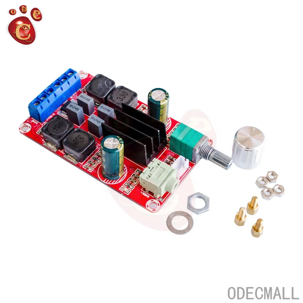 XH-M189 2*50 Вт Высококачественная плата цифрового усилителя DC24V TPA3116D2 Двухканальный