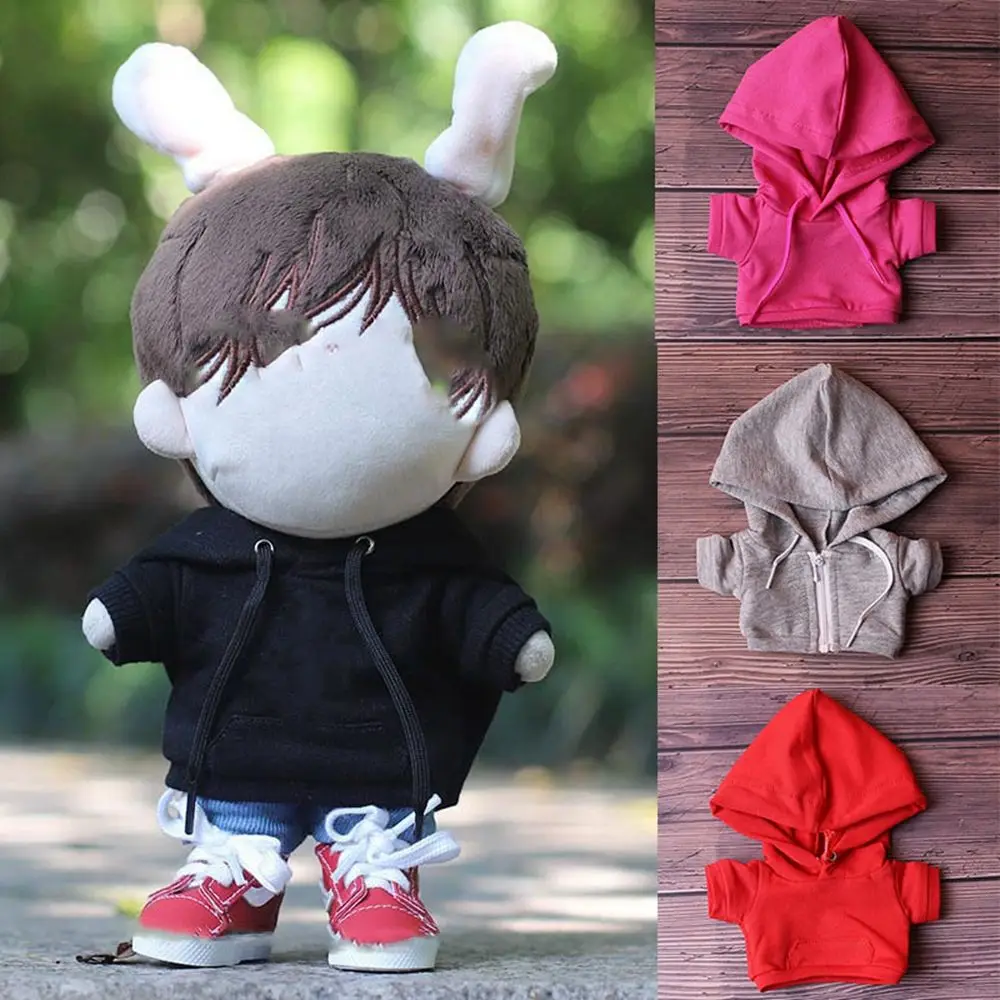 

Handmade Hoodies For 12~20cm Dolls Fashion Doll Sweatshirt 1/12 BJD Dolls Mini Clothes Top Hoodies Accessories Kids Toys